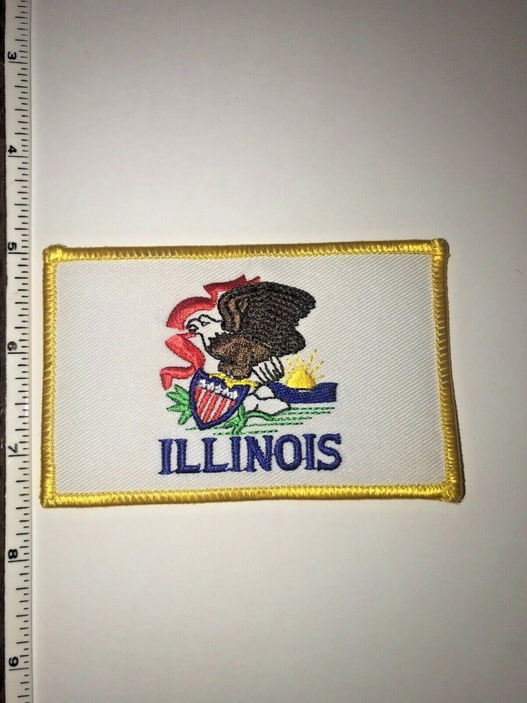 Illinois State FLAG Shoulder Patch New