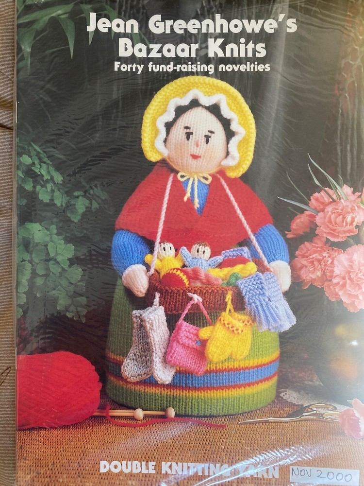 Jean Greenhowe's Knitting Pattern Booklet - BAZAAR KNITS (40 knitting patterns)