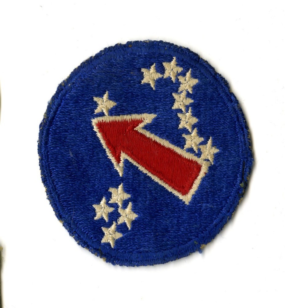 US Army Pacific Ocean Areas White Back Patch WWII Vintage