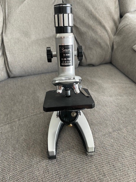 Sears 40-900x Zoom Microscope 49-24363