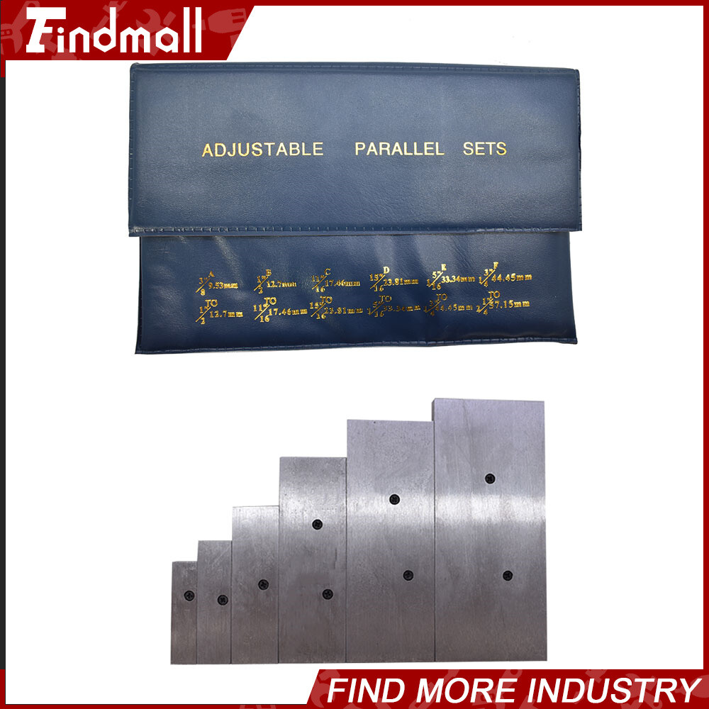 6Pcs Adjustable Parallel Set 3/8" - 2-1/4" From USA