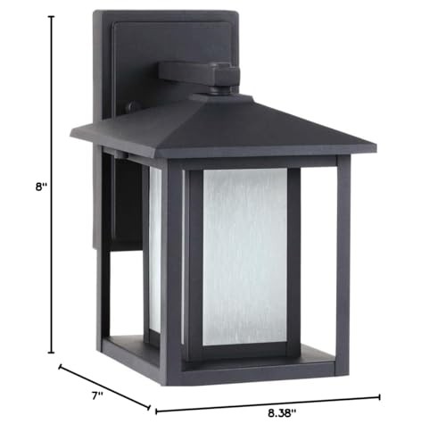 Generation 89029-12 Transitional One Light Outdoor Wall Lantern from Seagull