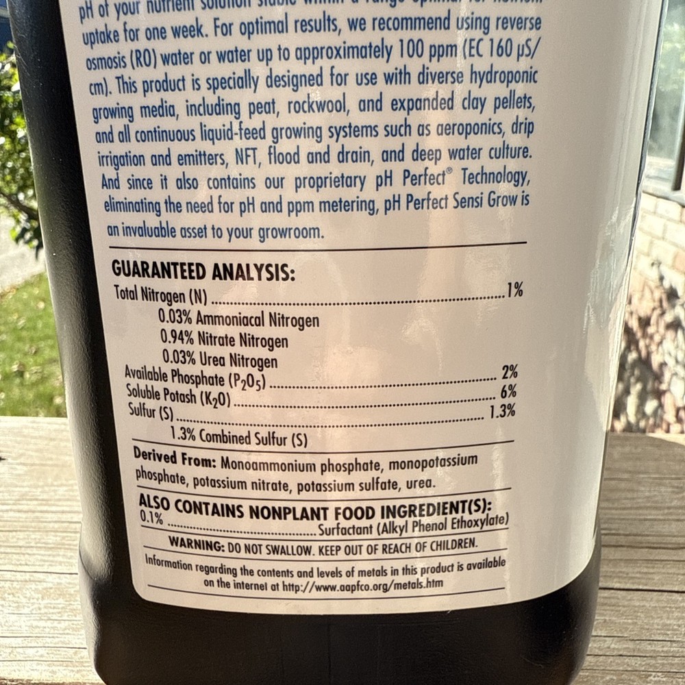 Advanced Nutrients Sensi Grow B - 4L