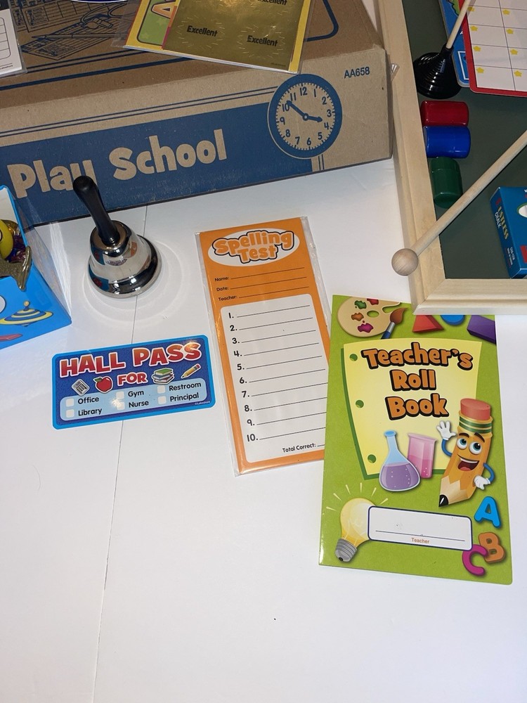 Lakeshore Learning Lets Play School Set Pretend Play In Box