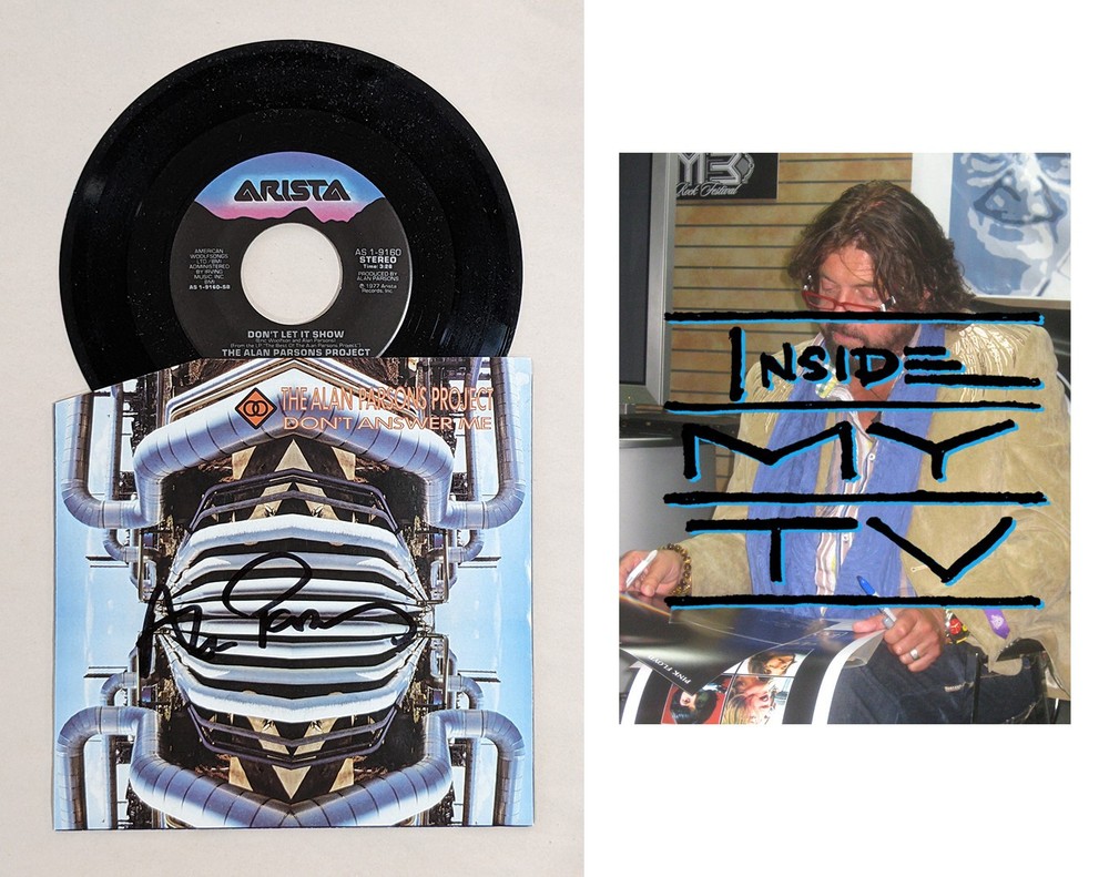 Alan Parsons Project SIGNED 7" RECORD SINGLE Don't Answer Me PROOF coa