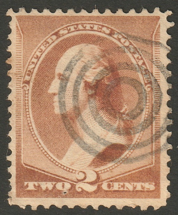 Scott #210 Fine 1883 Used Target Cancel     210SP01-43