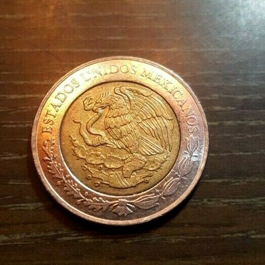 5 Pesos 2017 Bi-Metallic Mexico nice!