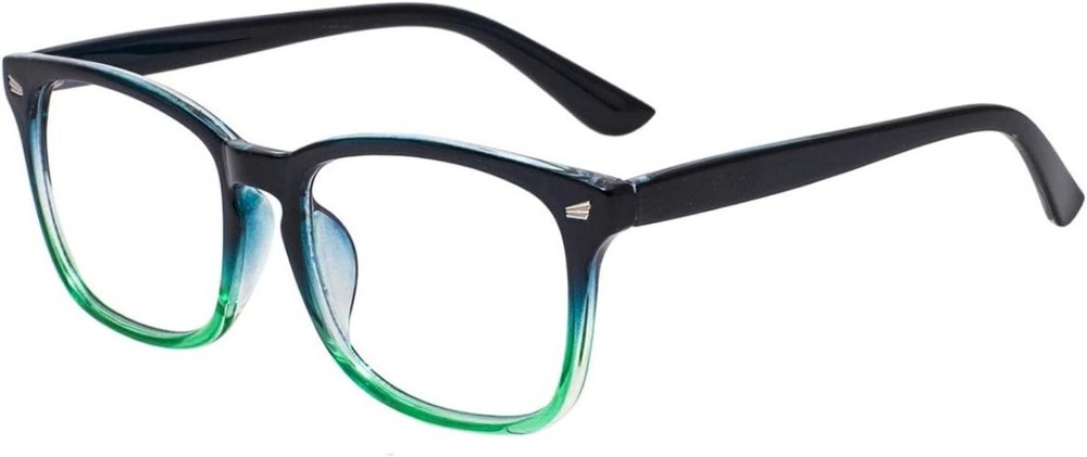 Elegant Blue Light Blocking Glasses in Stylish Blue Gradient for Screen Use