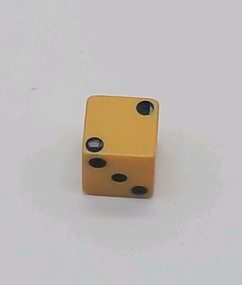 Vintage Bakelite Die Dice Bead Craft Replacement
