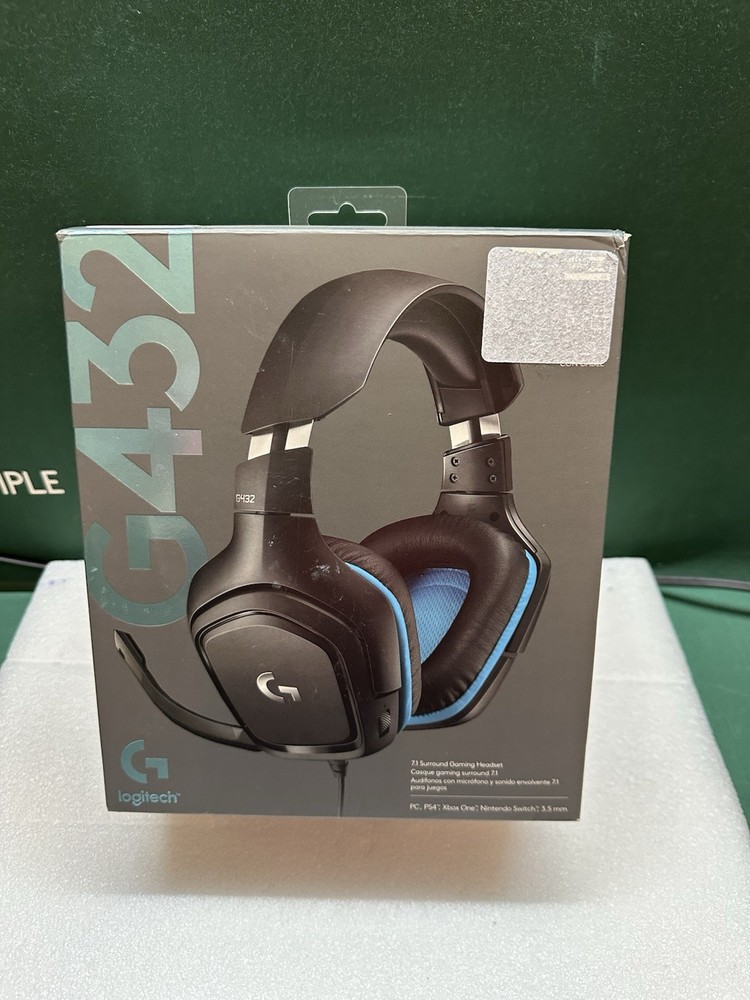 Logitech G432 Wired Gaming Headset – 7.1 DTS – Open Box