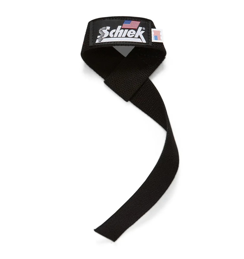 Schiek Sports Model 1000-BLS Basic 20" Weight Lifting Straps - Black