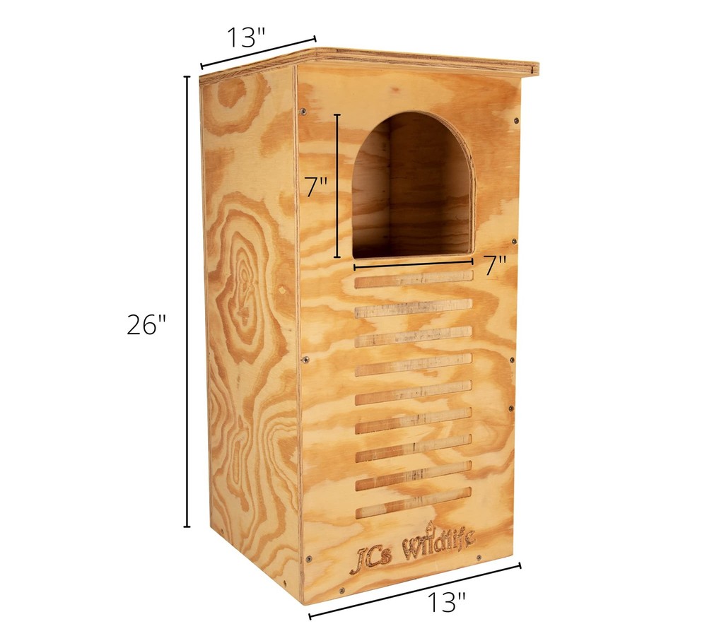 JCS Wildlife Barred Owl Nesting Box