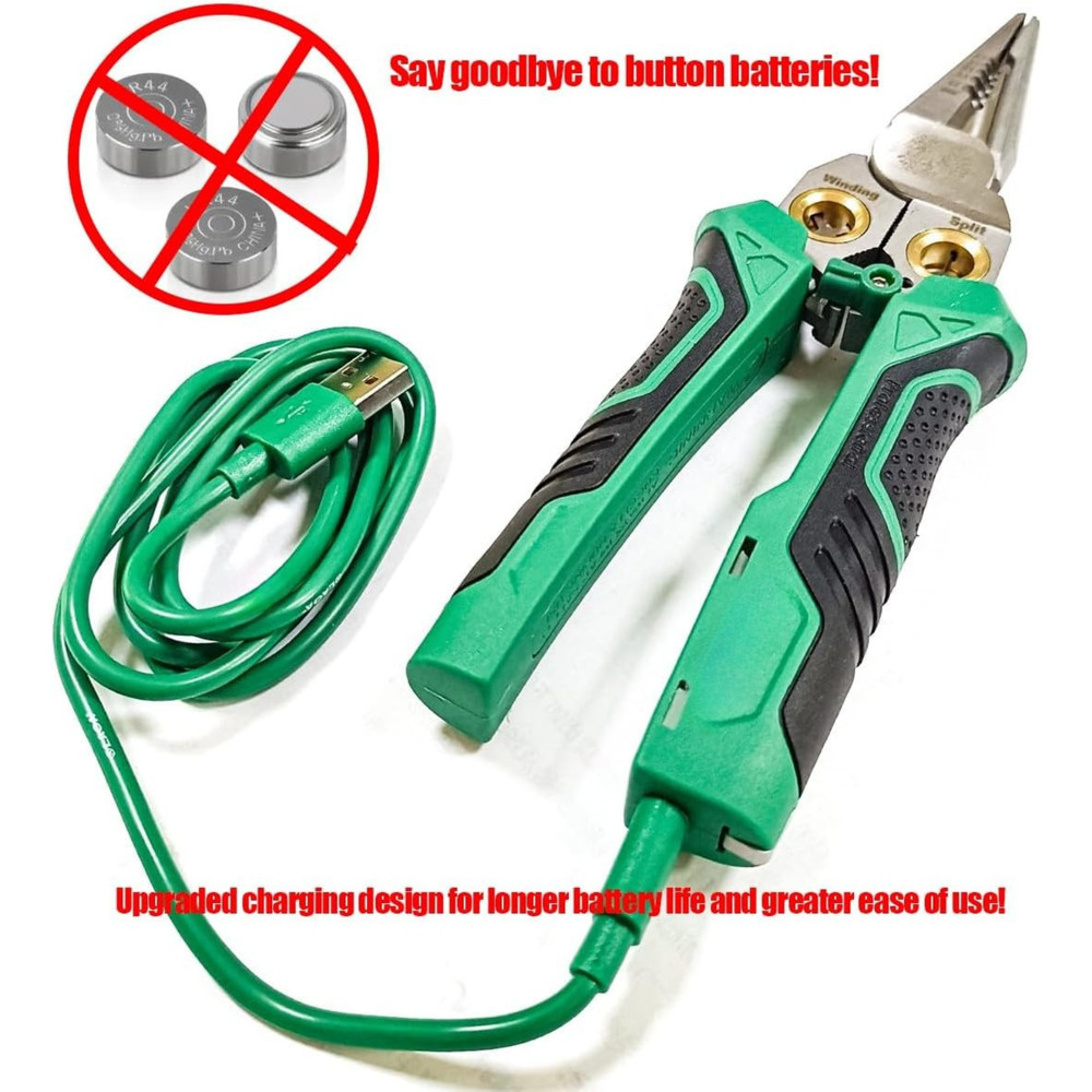 Pelacables 8 en 1 con comprobador de voltaje - Crimpadora de cables recargable m