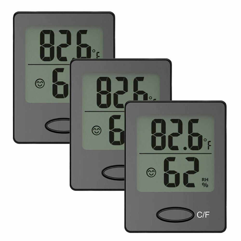 Hot Digital Room Thermometer Indoor Hygrometer Temperature Humidity Meter Clock