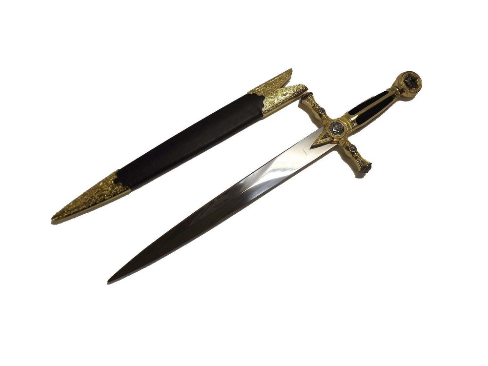NEW Masonic Dagger Templar Knight Freemasonry Dagger (KE4915RD-1)