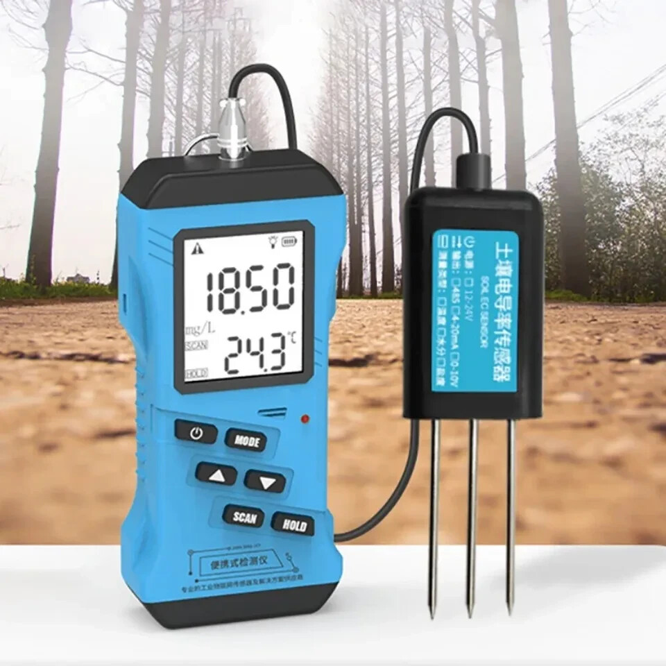 4 in 1 Rapid Soil Tester Meter Nitrogen Phosphorus Potassium EC PH Humidity