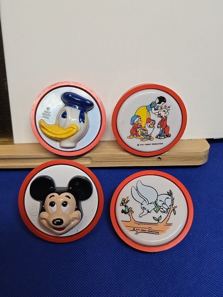 4x Vintage Disney Night Lights