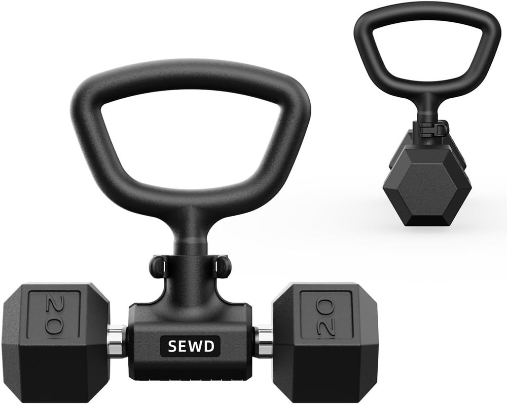 Versatile Kettlebell Attachment for Dumbbells