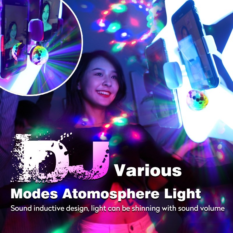 20'' Ring Light professional Live Streaming Selfie Star Shaped &wireless Remote