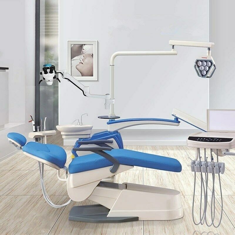 Dental Chair Unit Operating Microscope Endodontic Microscope + Camera Led Light