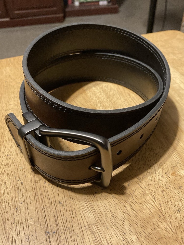 Brown Leather Work Belt - Men's Size 32 Very good condition
