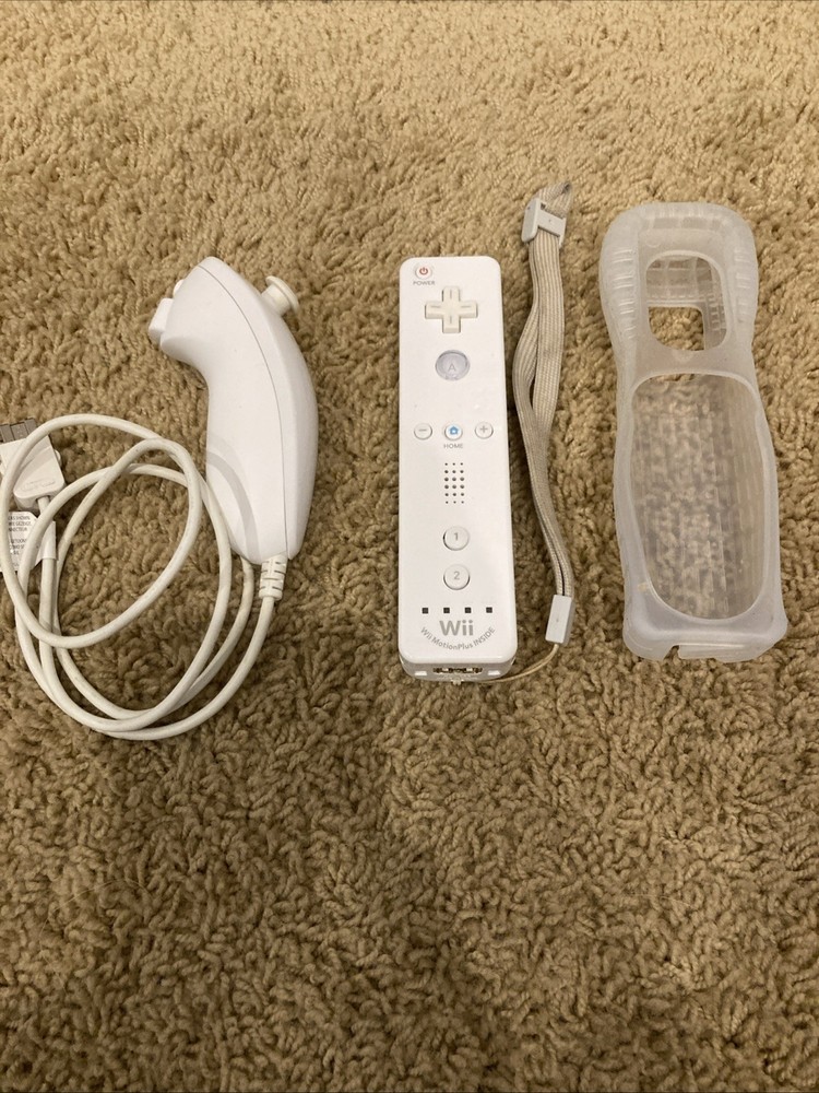 Nintendo Wii Remote Plus Motion Controller - White Tested!