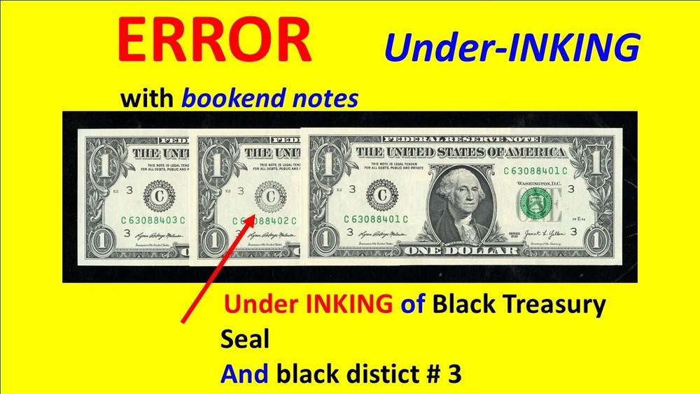 == ERROR == Under - INKING  ==  with bookend notes   == ==  FREE Shipping == ~~