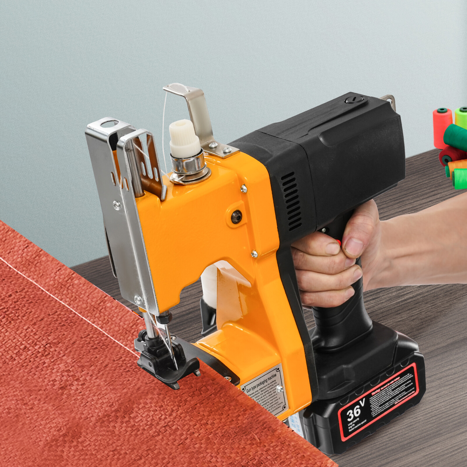 Bag Closer Cordless Bag Sewing Machine Handheld Industrial Bag Stitching Machine