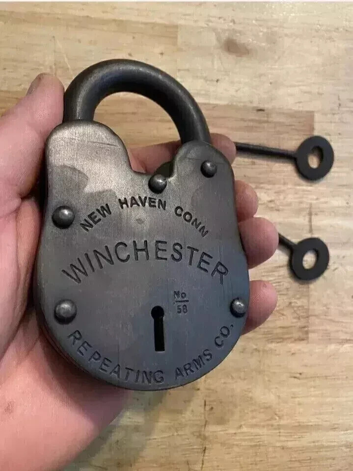 5" Padlock Key Set Lock HUGE Blacksmith Gunsmith padlock