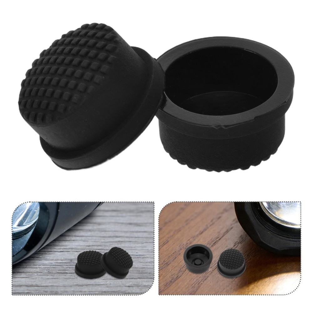 2 PCS Waterproof Rechargeable Flashlight Electric Switch Cap Cover Boot Torch