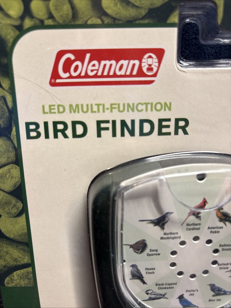 Coleman LED Multi Function Bird Finder Carry Pouch 5 Discs New Sealed Q2
