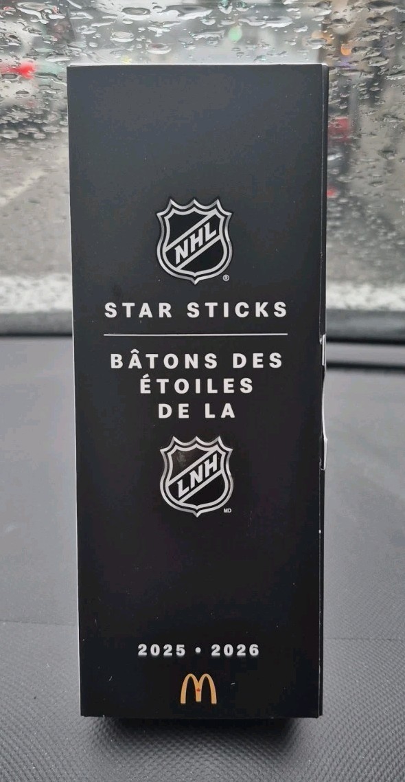 Quinn Hughes Mcdonald's Star Sticks 2025-2026 Mini Sticks Wild Minnesota