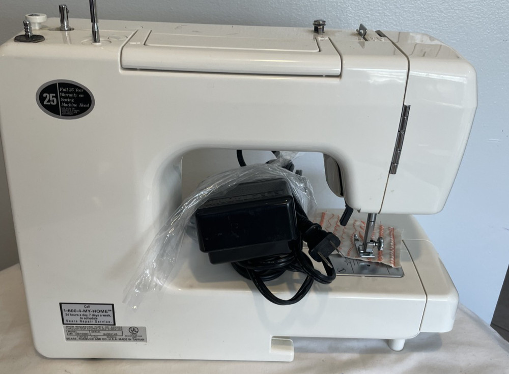 Kenmore Sewing Machine Model 385 w/ Pedal & Manual – Tested Working – Multiple S
