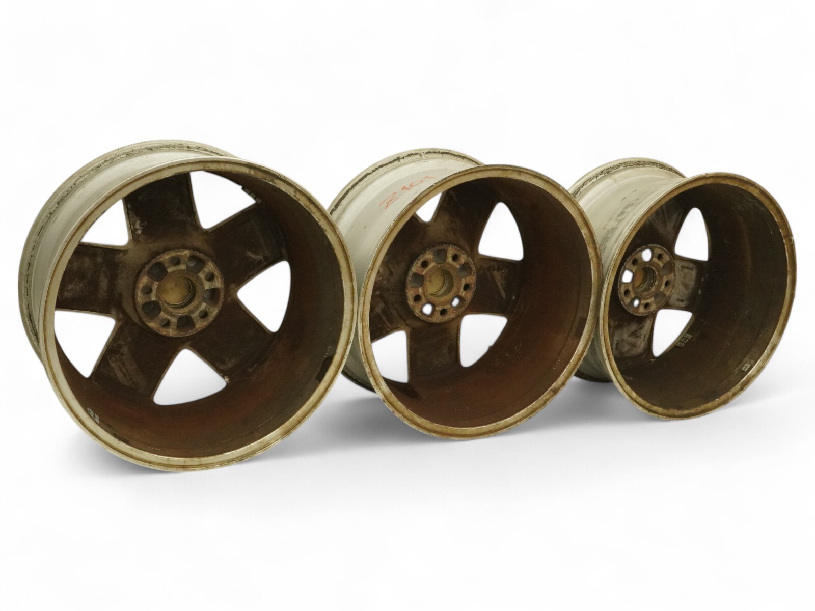 2003 - 2010 Audi A8 D3 Wheel Rim Cg3 5-112Mm 5 Spoke 45Mm Offset Set Of 3 Oem