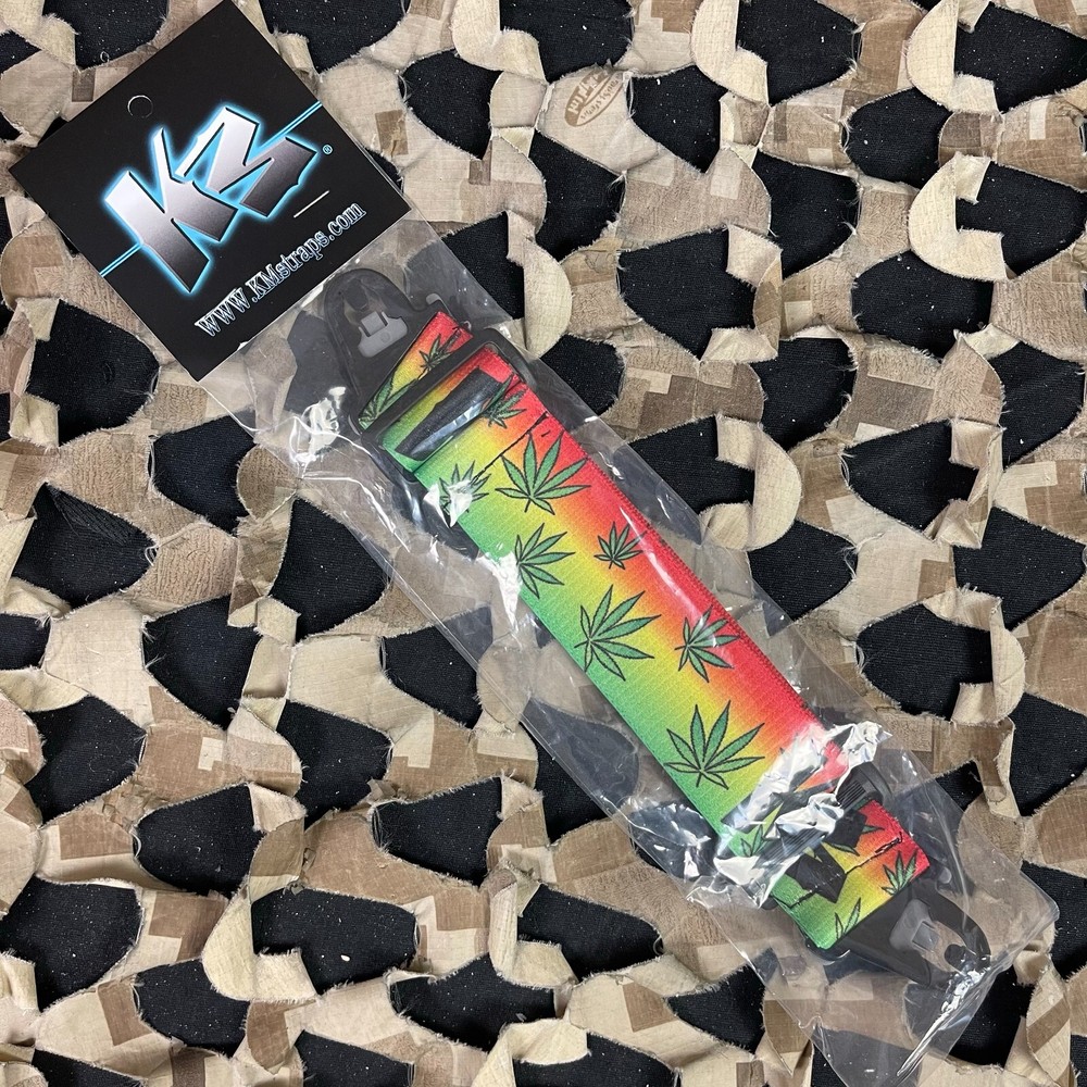 NEW KM Paintball Push Unite Goggle Strap - 420 Rasta