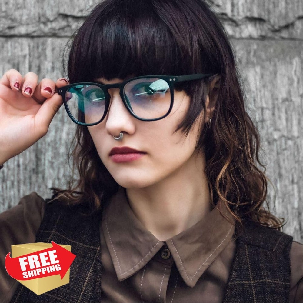BLUEMOKY 2 Pack Blue Light Blocking Reading Glasses
