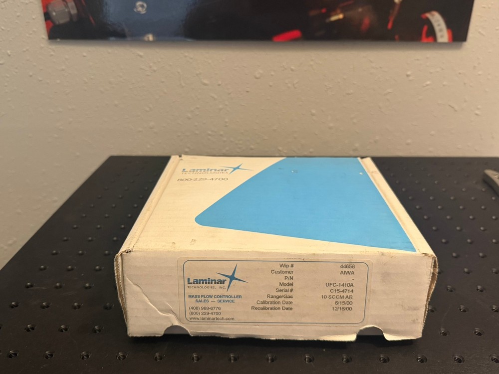 Unit Instruments UFC-1410A Mass Flow Controller 10 SCCM Argon (Ar) | 500 PSI