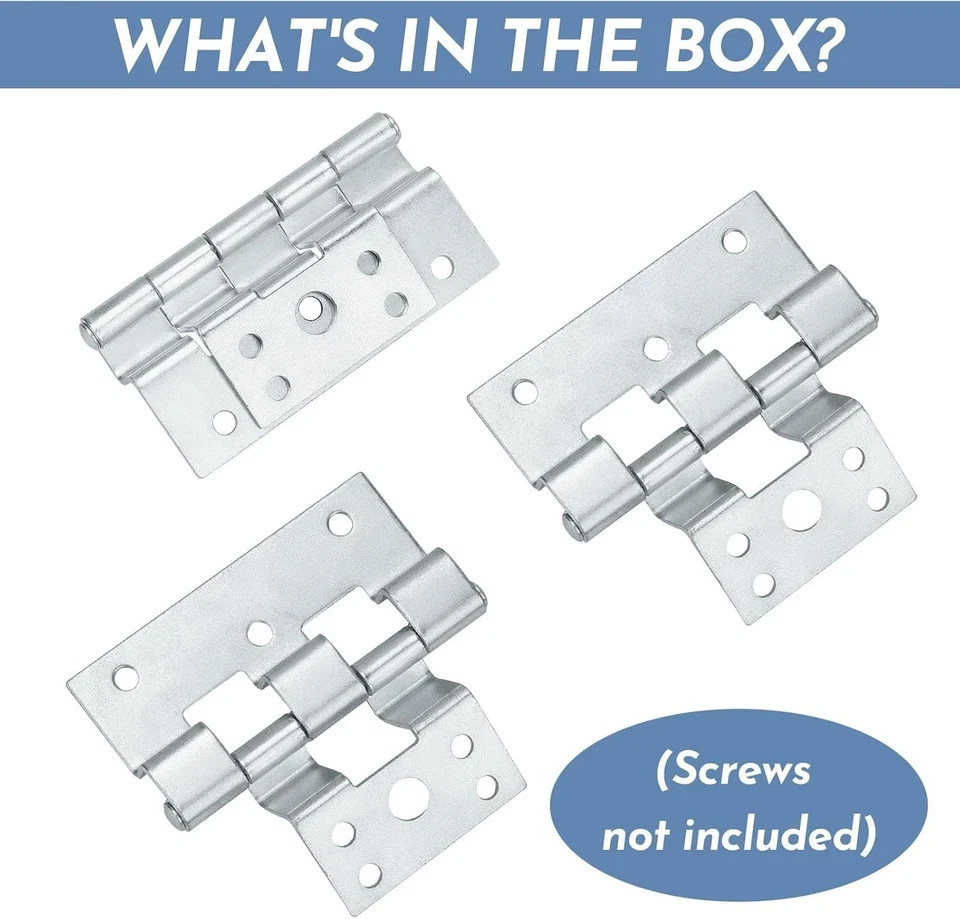 3 Pack Door Hinges for Combination Doors Replacement Elixir Mobile Homes...