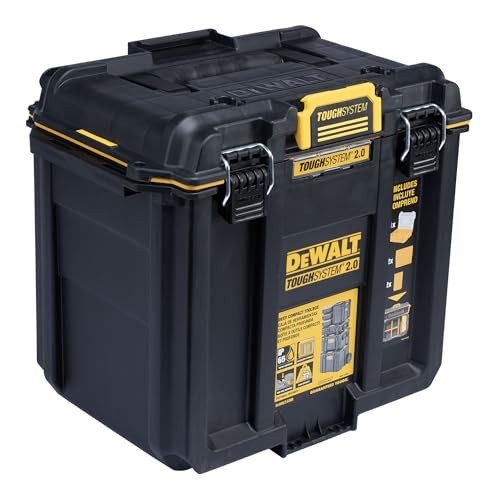 DEWALT TOUGHSYSTEM 2.0 Compact and Durable Deep Toolbox with Removable