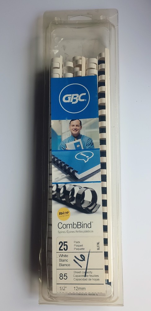 GBC CombBind C50 Manual Comb Binding Machine With Binding Combs