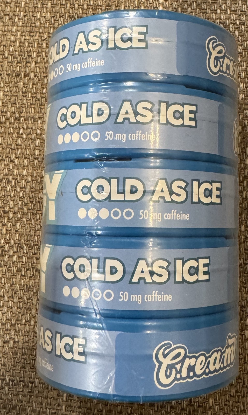 New Cream ENERGY (5) Pack Caffeine Pouches 100 Count 3/2026