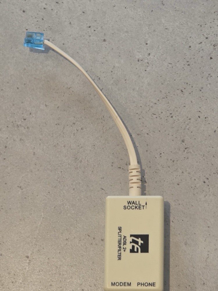 ADSL 2+ Splitter Filter – Modem & Phone Line Separator