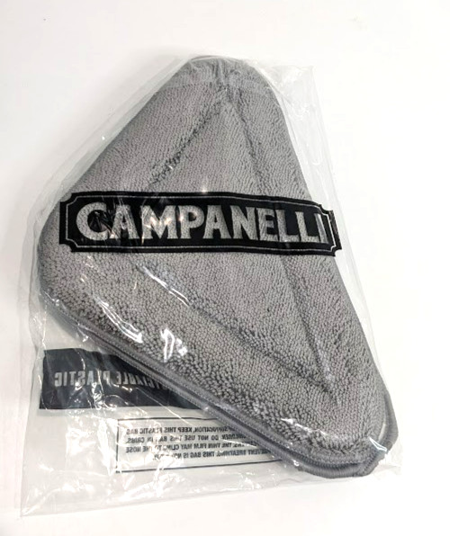 NEW! Campanelli Pro Glass Window and Windshield Handle with 3 Pads Microfiber