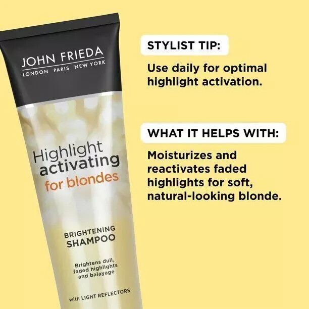 John Frieda Sheer Blonde Highlight Activating Enhancing Shampoo 8.45 oz