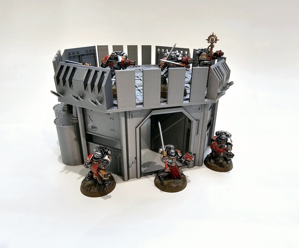 3d Printed Terrain. Forward Command Outpost Great For Warhammer 40K Or Kill Team