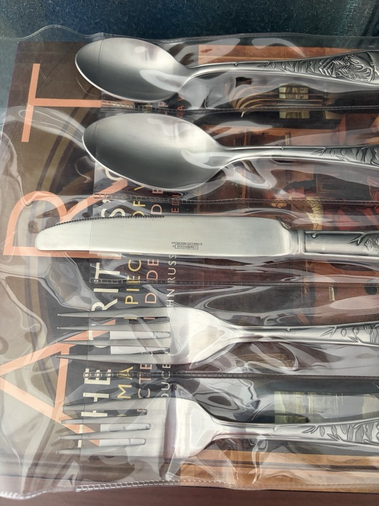 CAMBRIDGE Lab Stainless Steel Flatware DEER. Set 5 pc.
