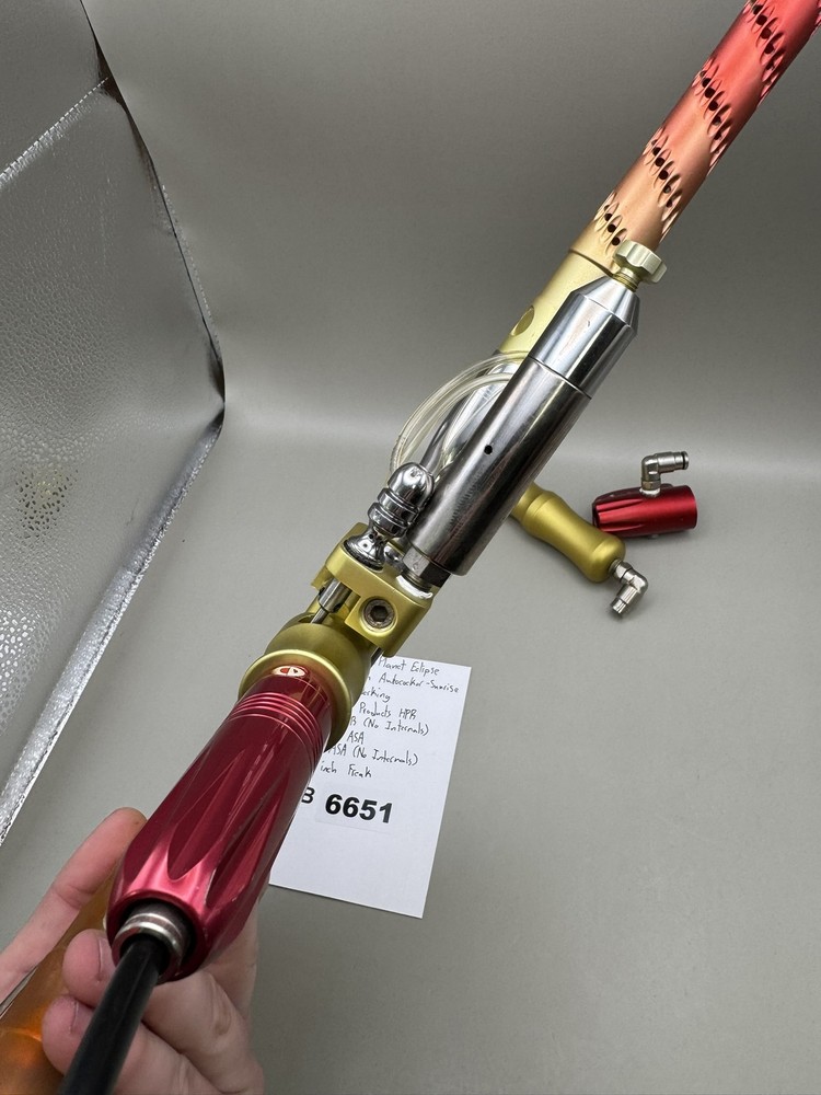 Planet Eclipse Evolution Autococker Sunrise Gold/Red 12"