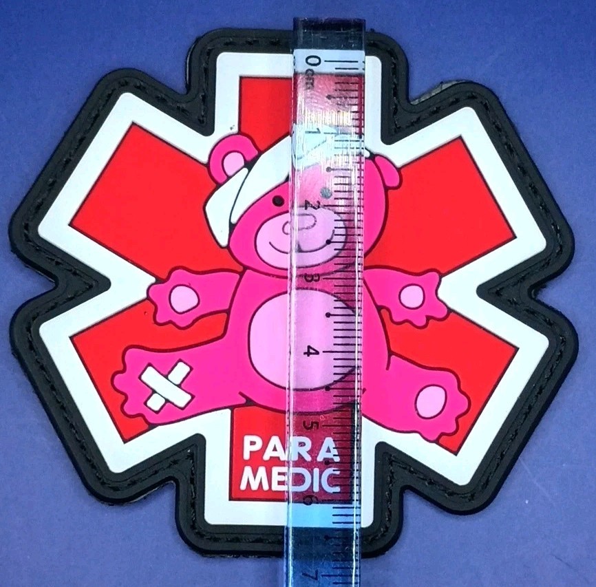 "Medic Bear" PVC Tactical Patch - Glow-in-the-Dark!
