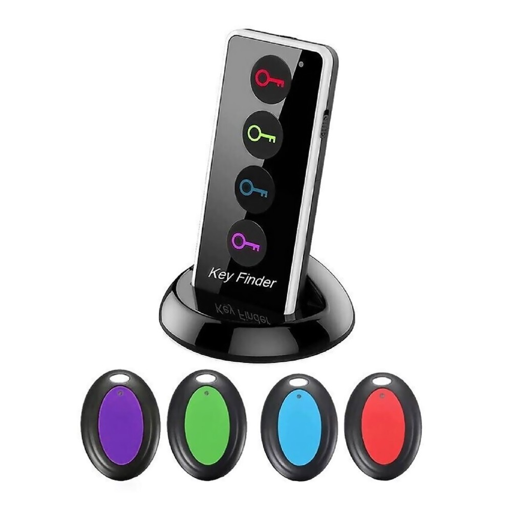 1 Pcs New Remote Wireless Key Finder Electronic Receiver Locator 4 in1 Alarm