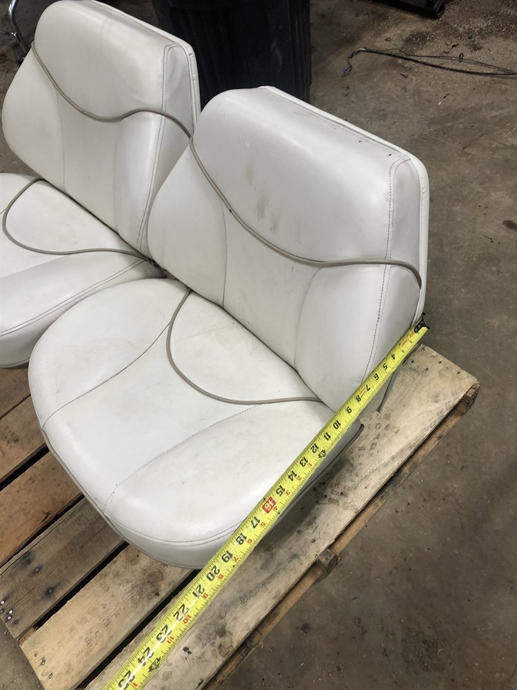 boat captains chairs seats white
